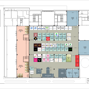 Stand 3x3 (Verde) Parte central do evento.
